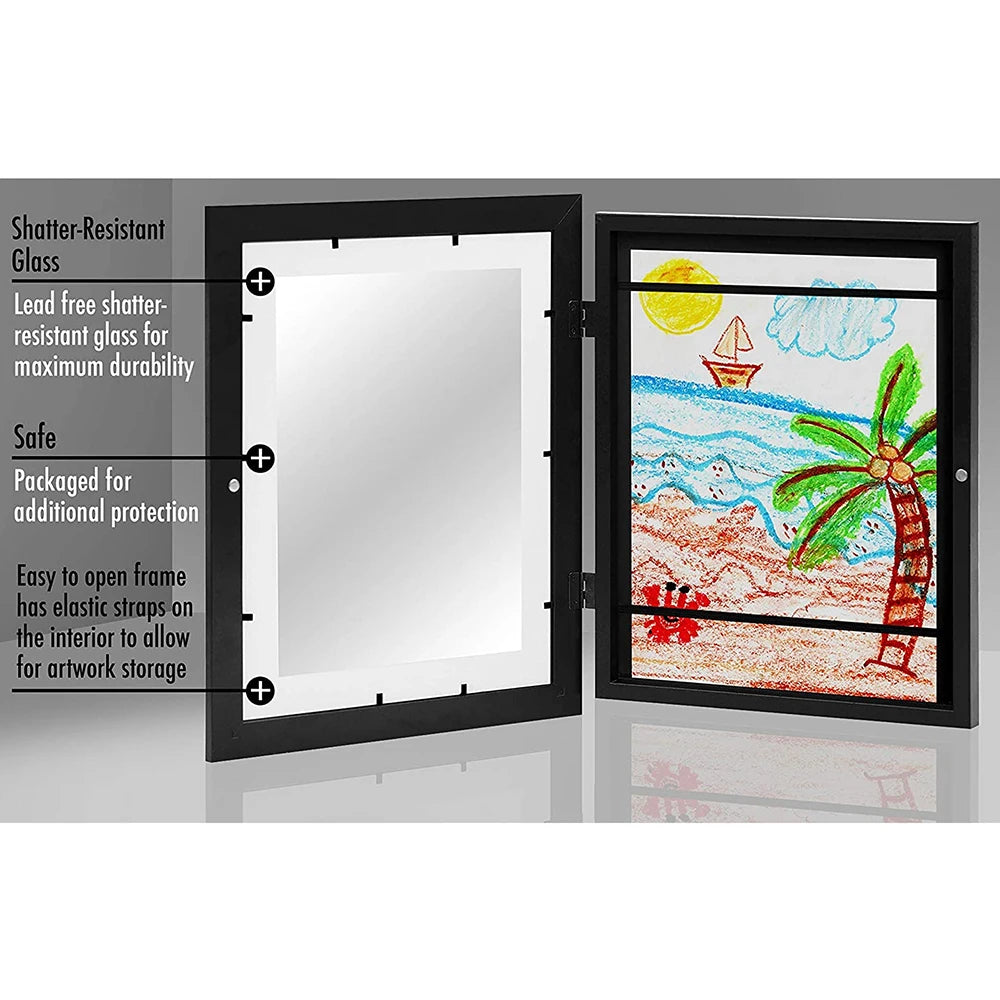 Cadre d’Art Enfant Magnétique – Affichage Facile pour Dessins, Photos & Peintures