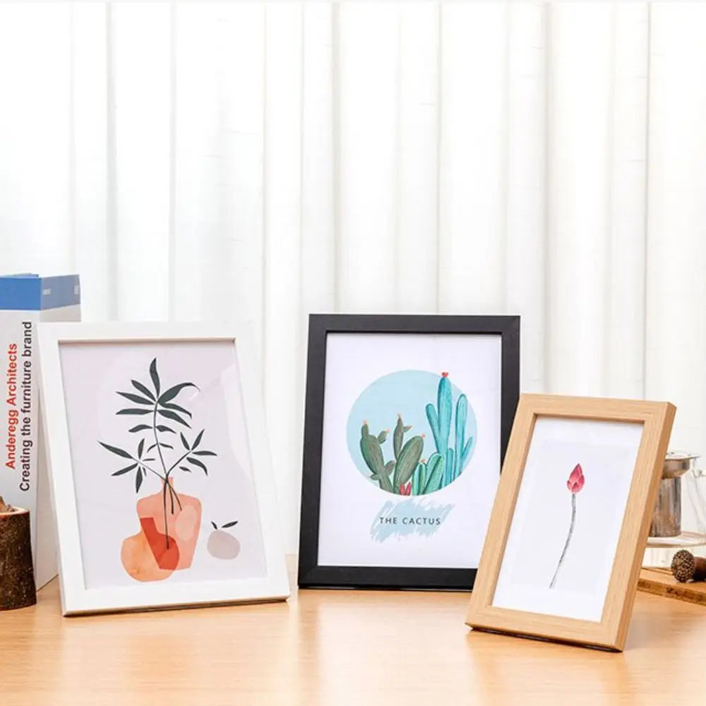Cadre Photo en Bois Format A4 – Décoration murale & Cadeau Souvenir