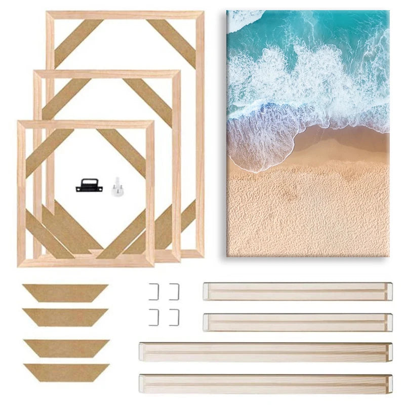 Kit Cadre en Bois pour Toile – Peinture & Décoration Murale