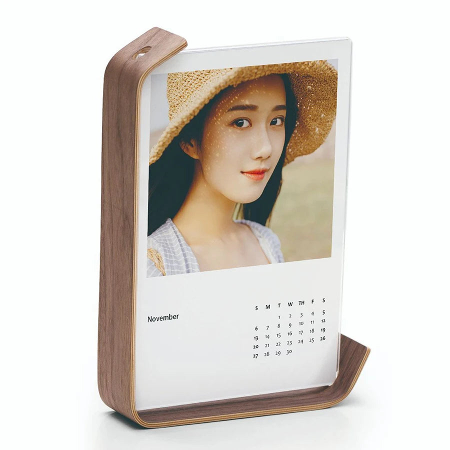Cadre Photo en Bois et Acrylique – Présentoir Personnalisable