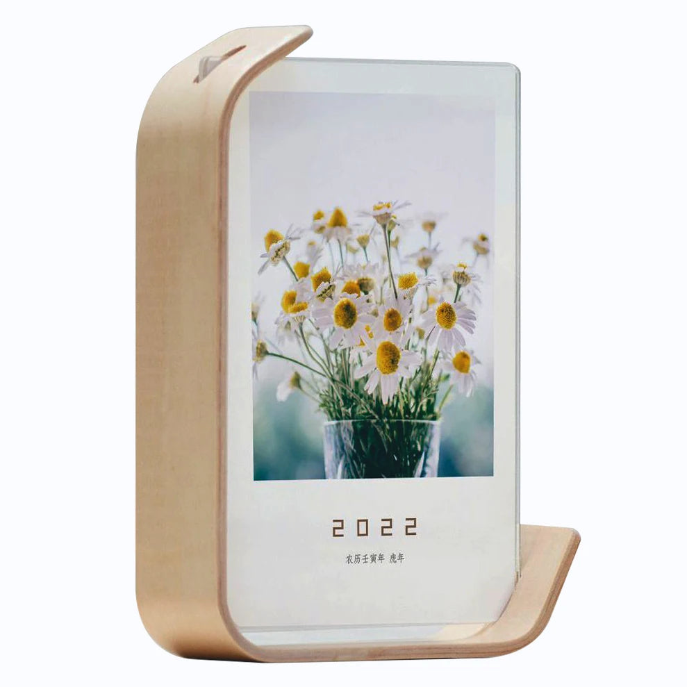 Cadre Photo en Bois et Acrylique – Présentoir Personnalisable