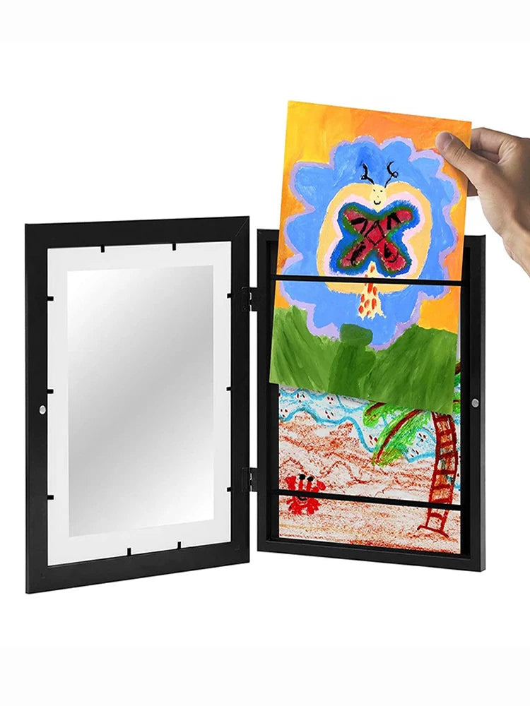 Cadre d’Art Enfant Magnétique – Affichage Facile pour Dessins, Photos & Peintures
