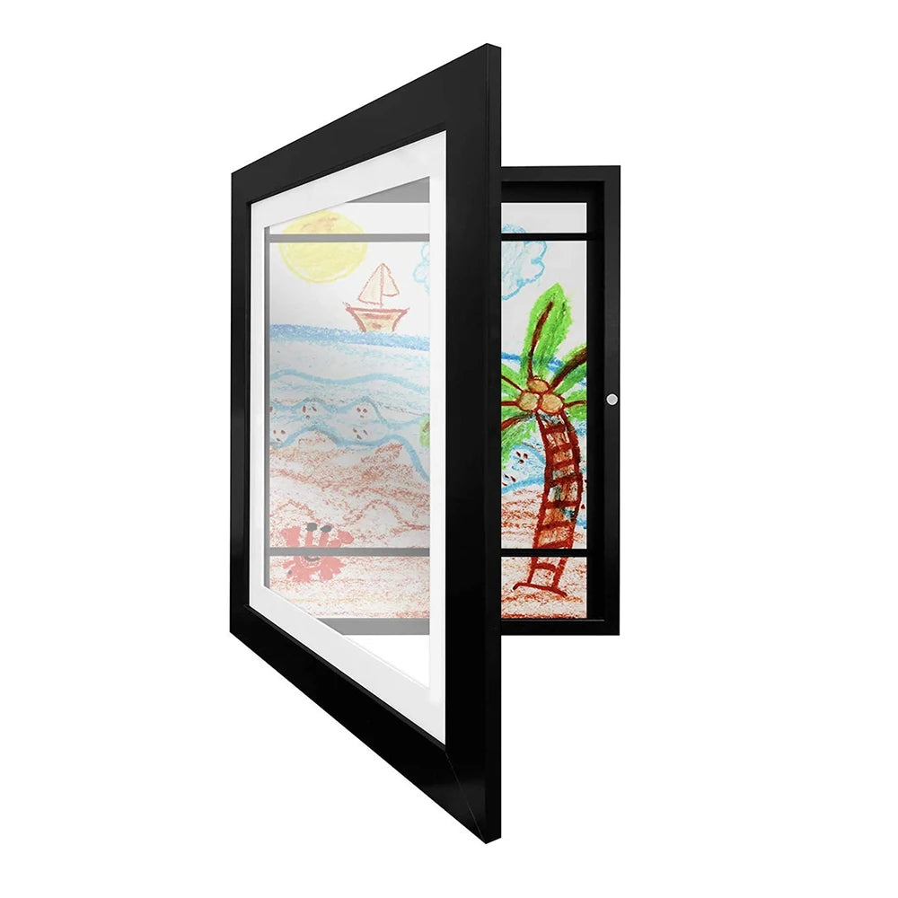 Cadre d’Art Enfant Magnétique – Affichage Facile pour Dessins, Photos & Peintures