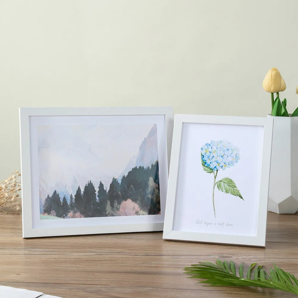 Cadre Photo en Bois Format A4 – Décoration murale & Cadeau Souvenir