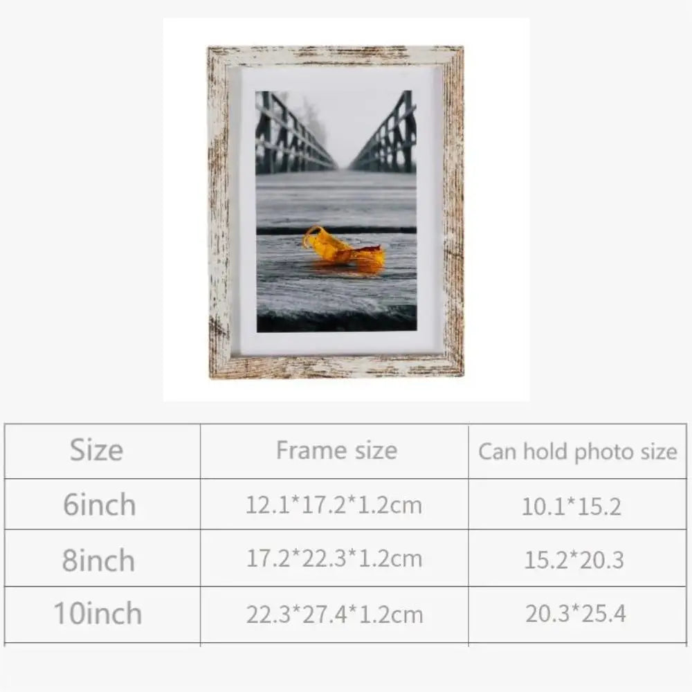 Cadre Photo en Bois Format A4 – Décoration murale & Cadeau Souvenir
