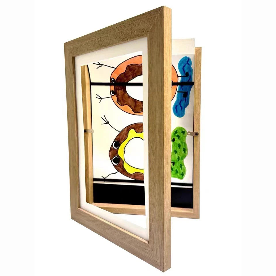 Cadre d’Art Enfant Magnétique – Affichage Facile pour Dessins, Photos & Peintures