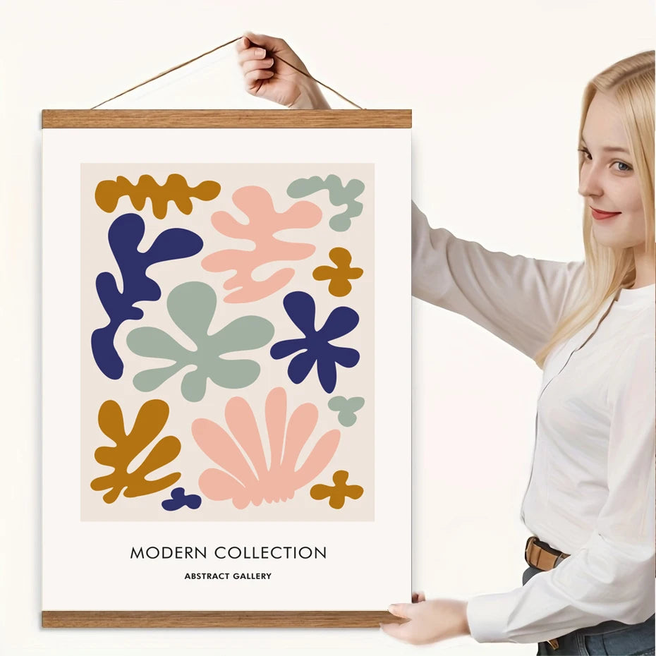 Cadre Magnétique en Bois pour Poster et Photo – Décoration Murale